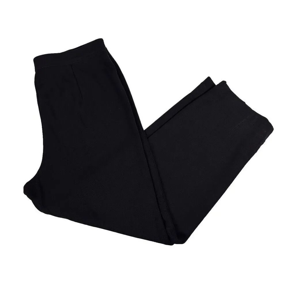 Misook BlackโPull on Crop Ankle Pants size Large